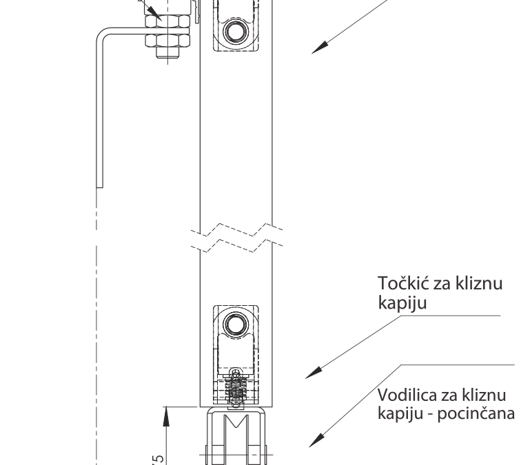 MONTAŽA KLIZNE KAPIJE